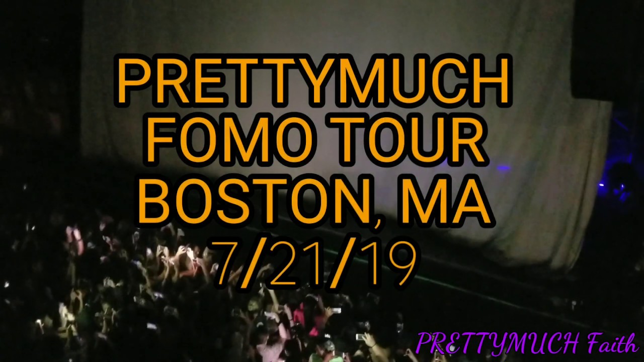 PRETTYMUCH FOMO Tour Boston, MA
