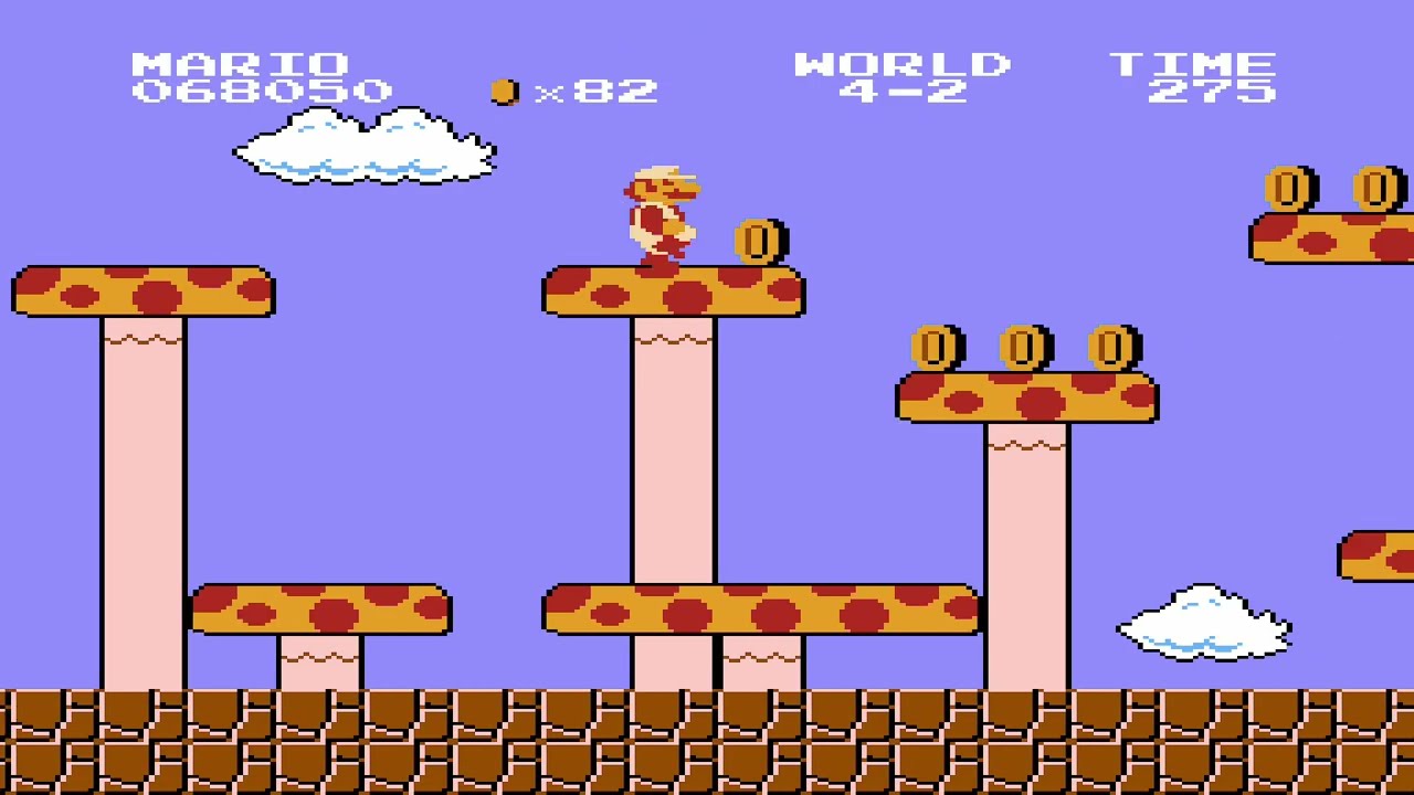 How far do I make it?  Super Mario Bros - NES