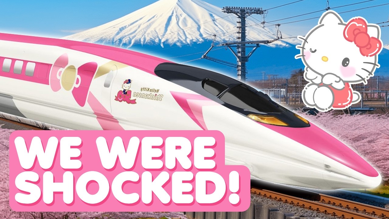 Возможно ТОЛЬКО в Японии! — Скоростной поезд Hello Kitty Shinkansen!