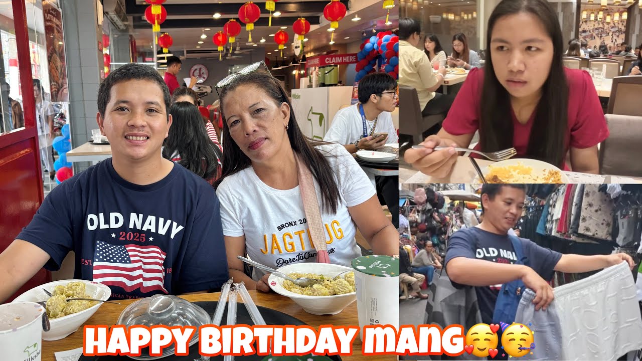 NAGSIMBA SA QUIAPO CHURCH AT GUMALA SA DIVISORIA | Happy Birthday Mamang🥰🥳