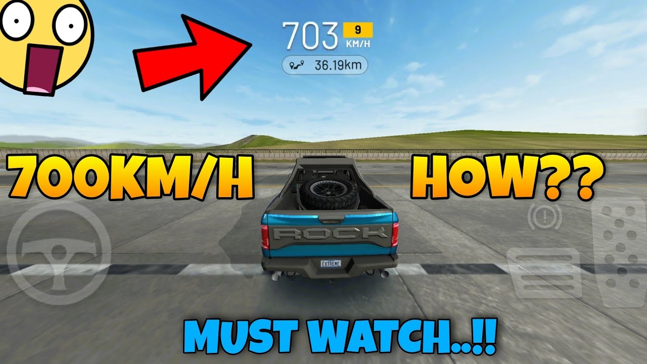 Extreme car driving simulator - Unlimited speed 😱😨 | 700km/h | Unstoppable Gaming