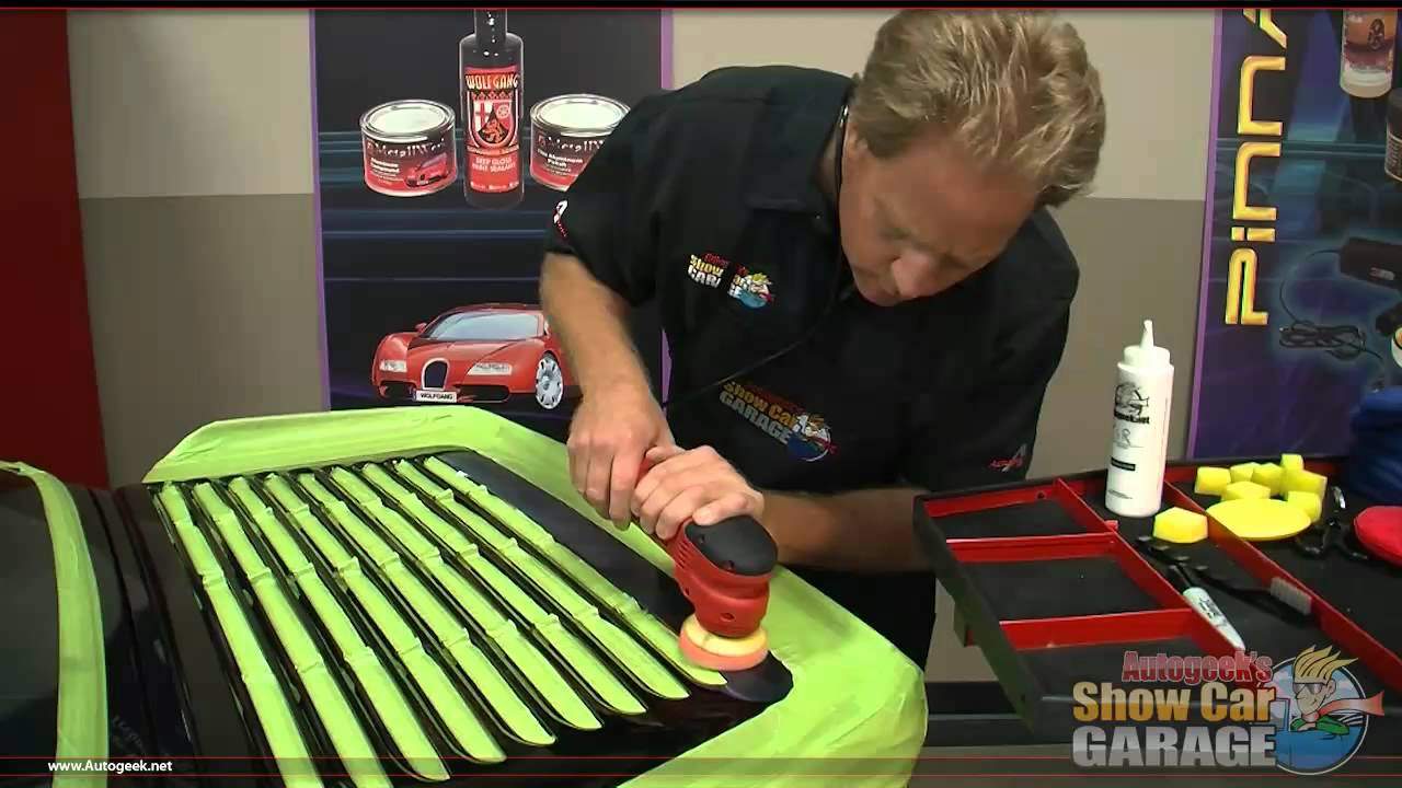 How to buff out concave and convex curved panels by machine