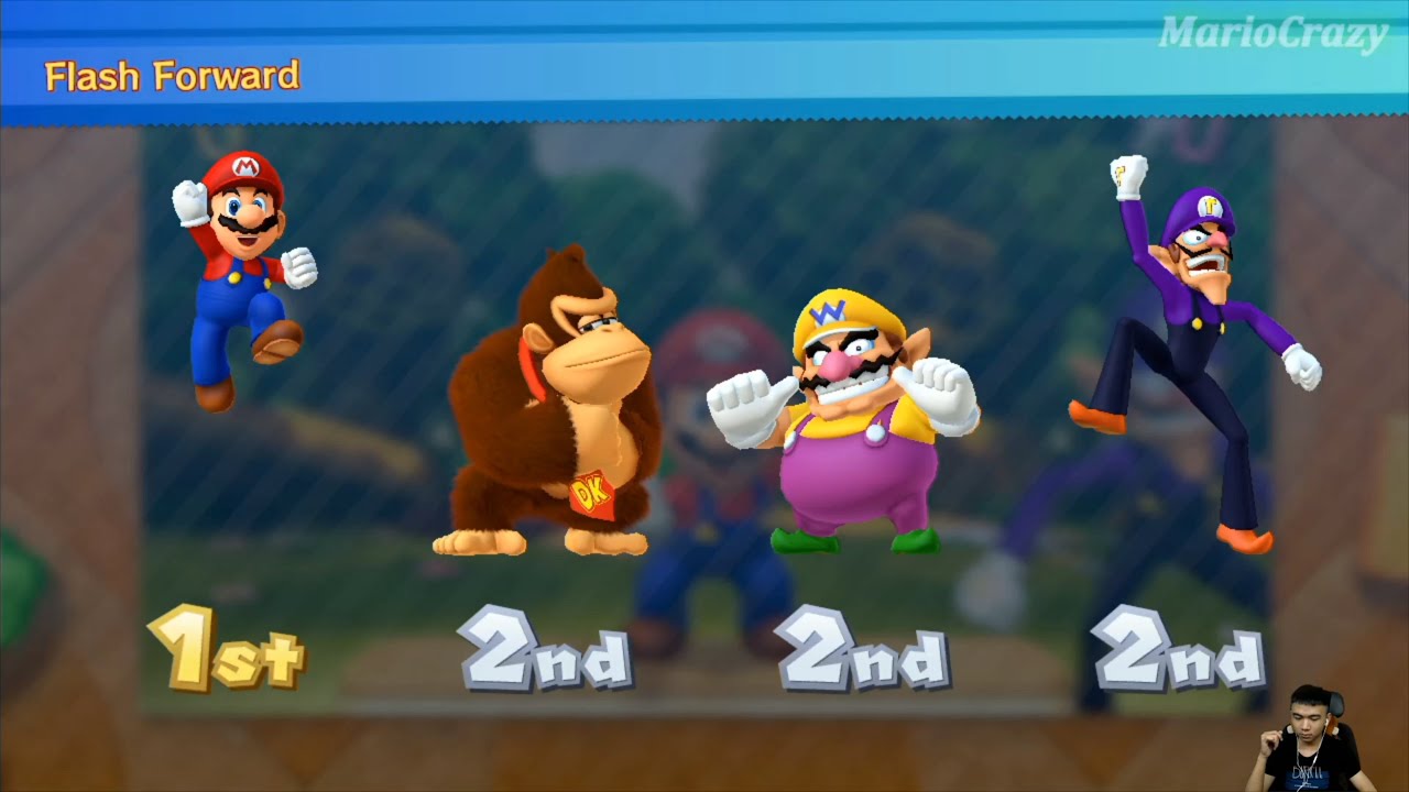 Colletion Mario Party 10 Mario vs Donkey Kong vs Wario vs Waluigi