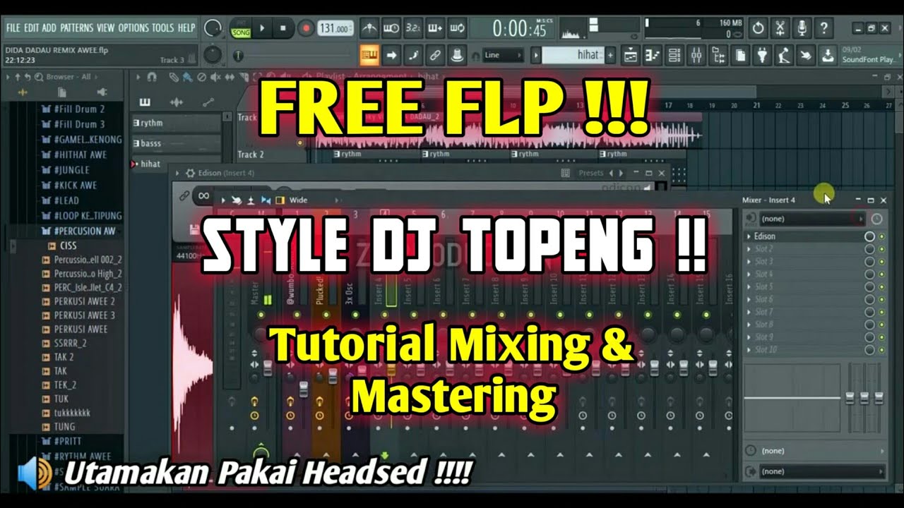 Ternyata Beginii !! TUTORIAL BUAT DJ SEPERTI DJ TOPENG !!