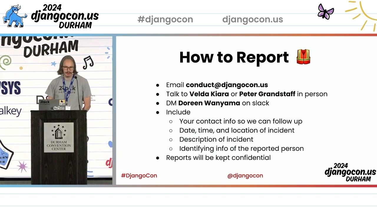 DjangoCon US 2024:  Opening Remarks (Monday) with Peter Grandstaff