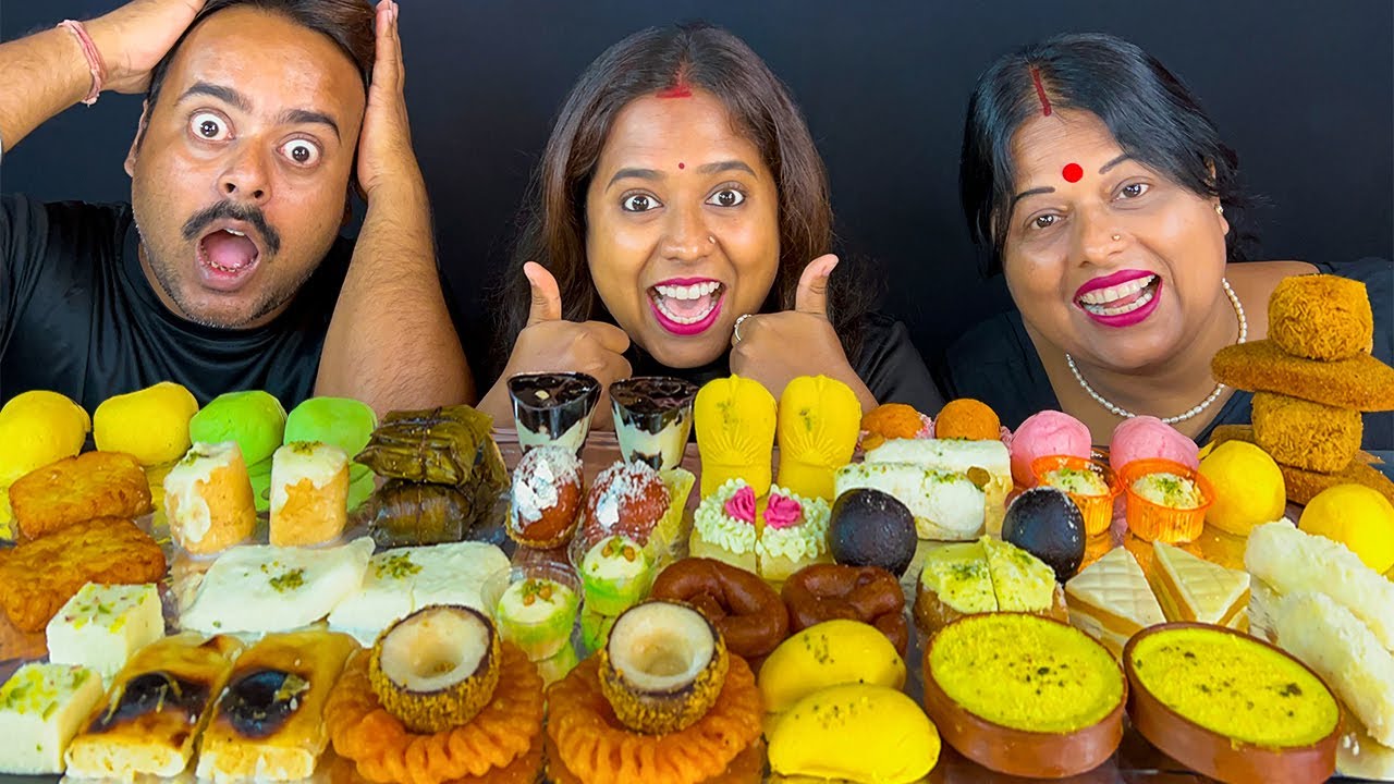 Sweets Challenge | Indian Desserts Eating Challenge | Indian Sweets Eating Challenge | Mukbang
