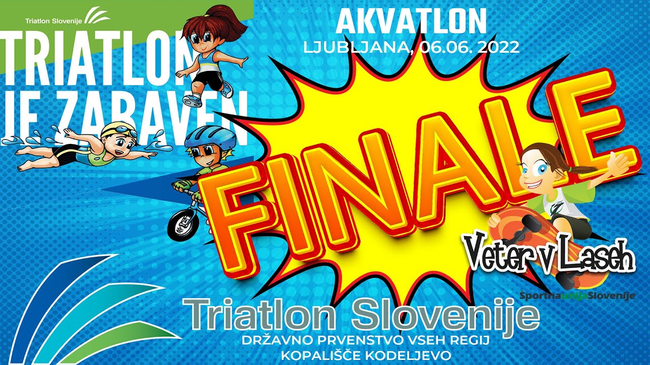 TRIATLON = ZABAVEN - FINALE in &scaron;olsko DP v akvatlonu za osnovne in srednje &scaron;ole