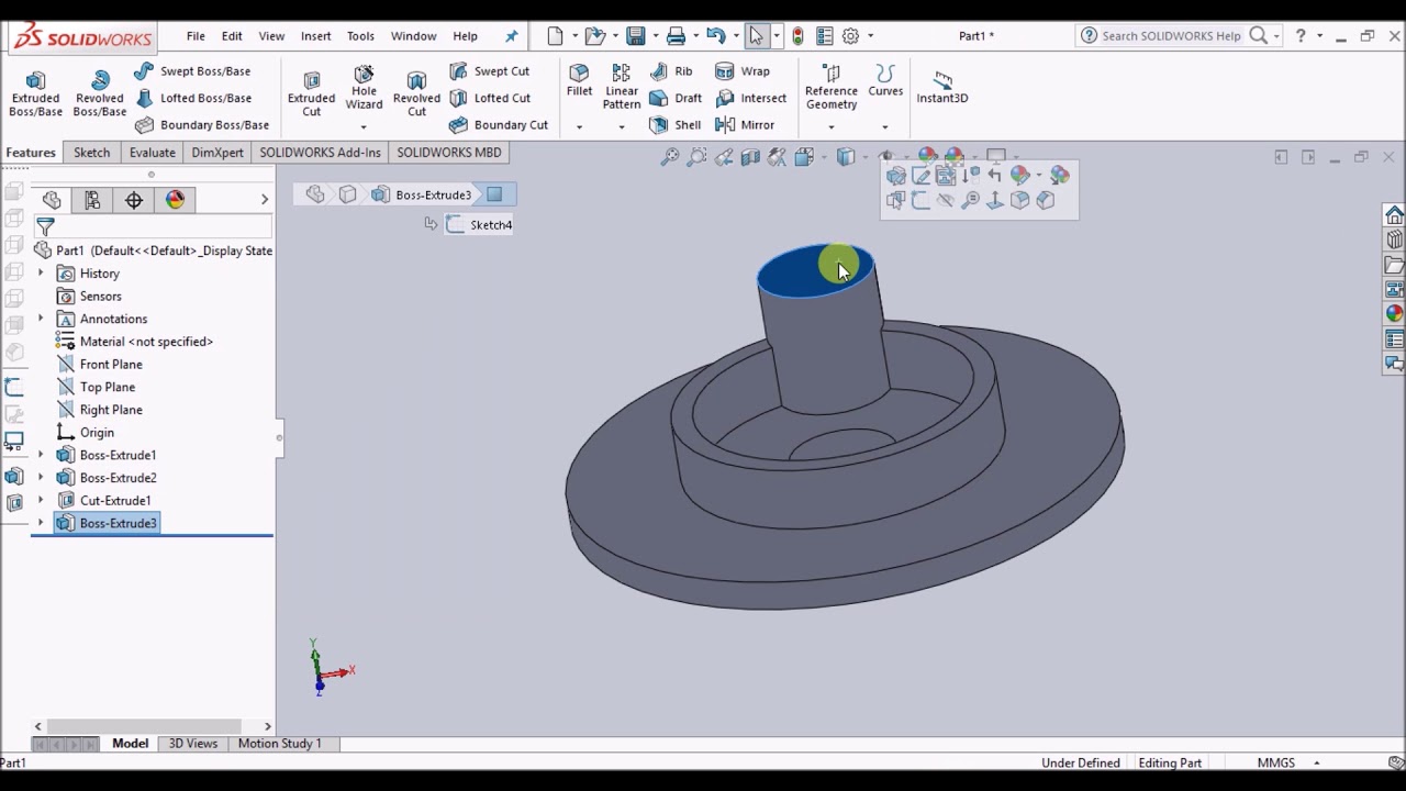SolidWorks Tutorials | Pressure Plate Design