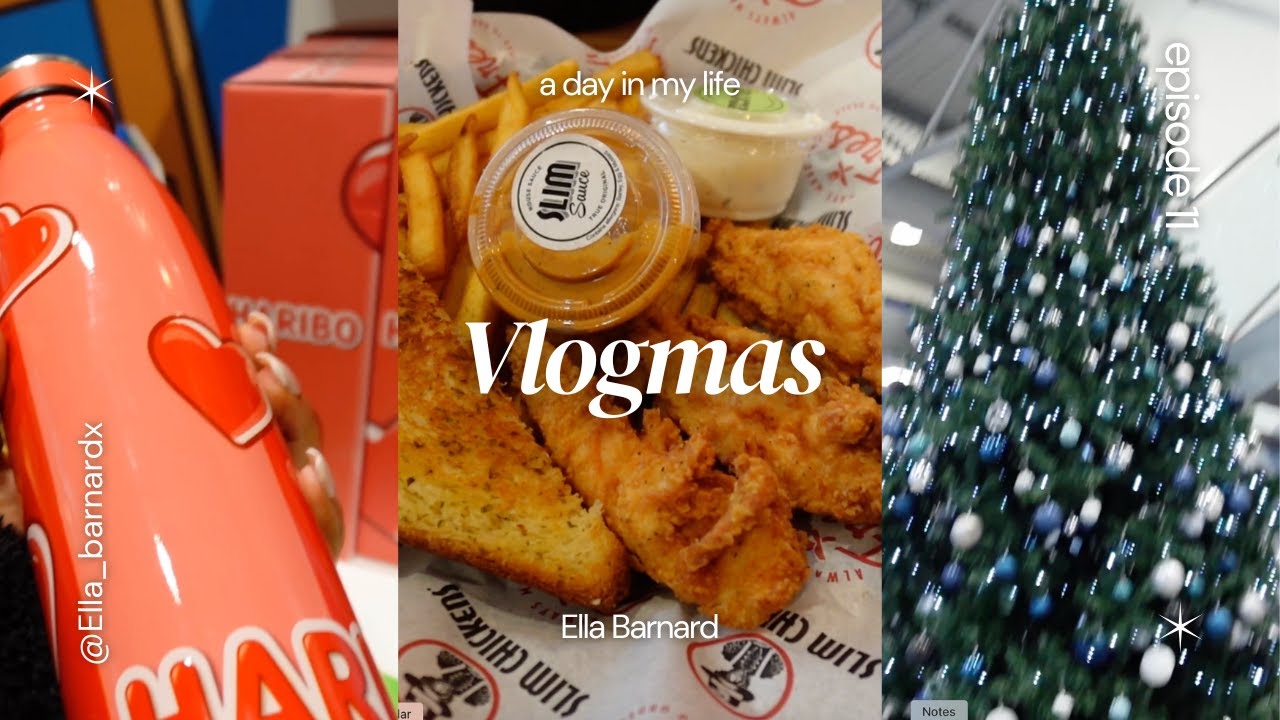 Vlogmas day 11 | A trip to the outlets and trying Slim Chickens for the first time 😱🍗