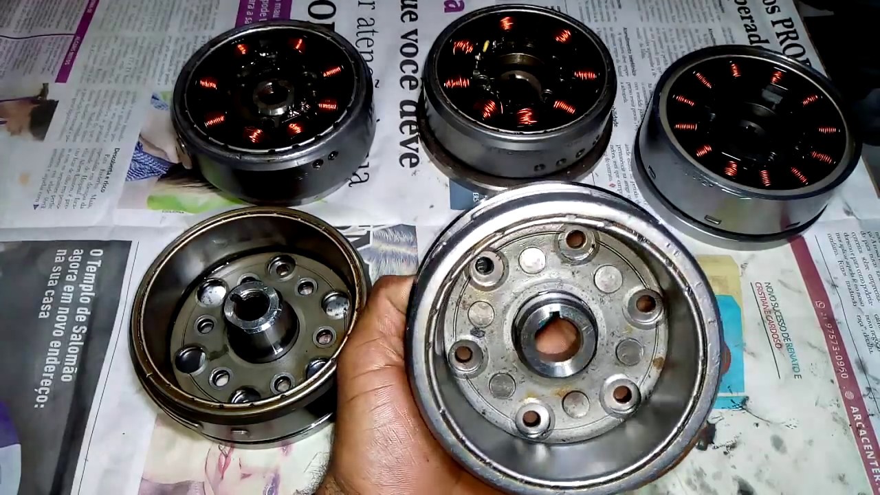 Como Fazer a CG 150 Gerar! Adaptação Do Magneto da CG 125 Na 150 Carburada.
