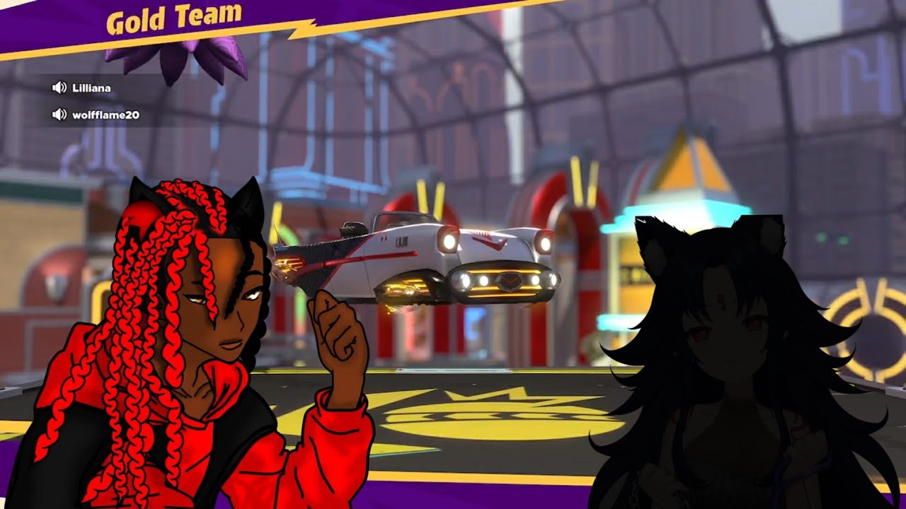 Playing Knockout City with other twitch streamers