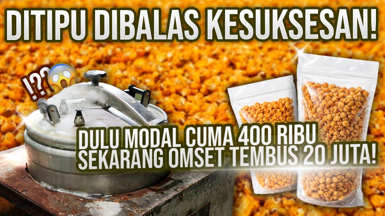 DITIPU DIBALAS KESUKSESAN⁉️ DULU MODAL CUMA 400 RIBU SEKARANG OMSET TEMBUS 20 JUTA