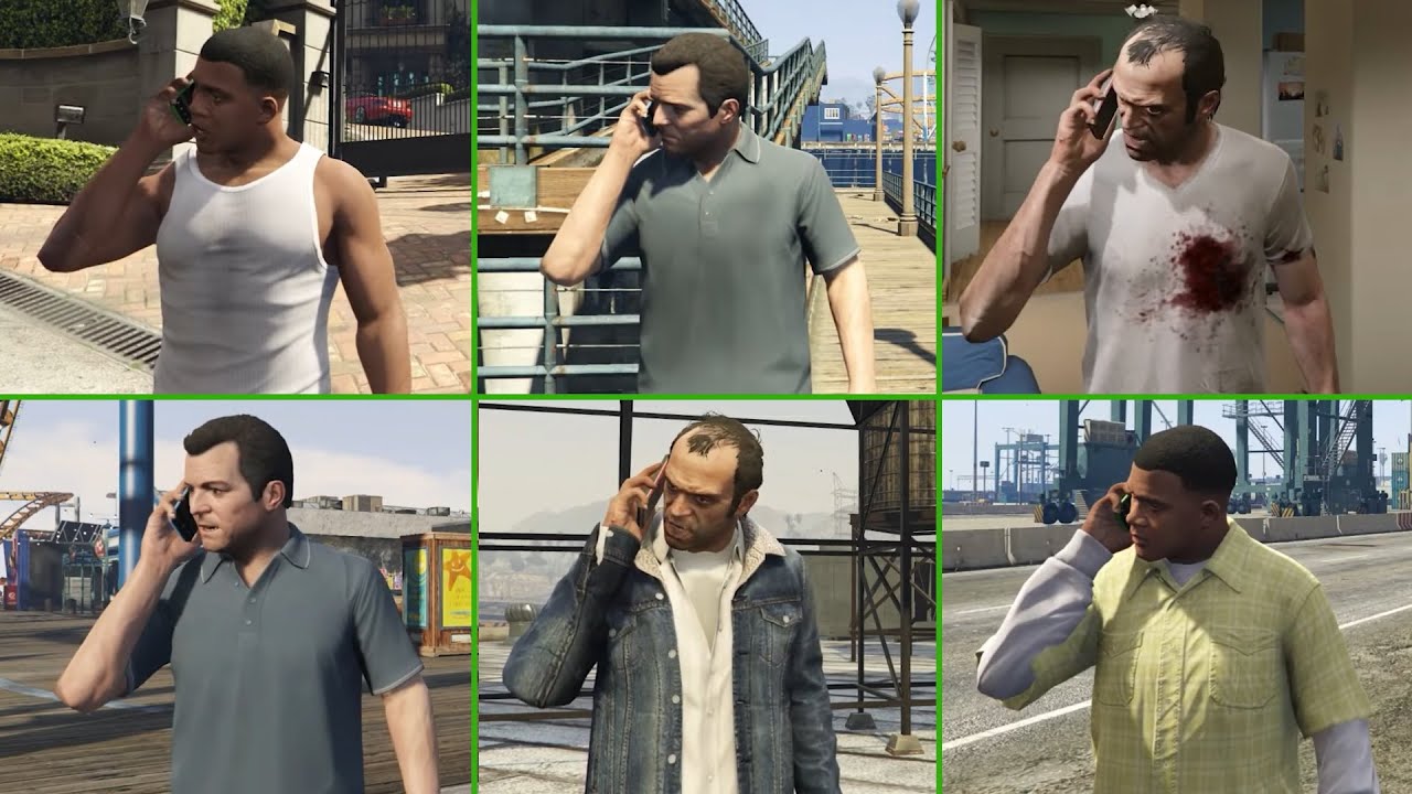 All Unique Player Initiated Phone Calls — GTA 5