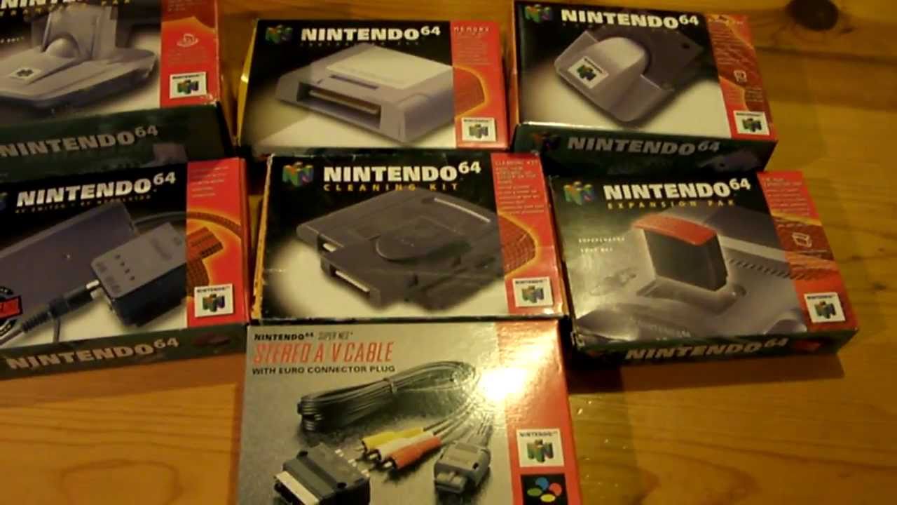 Boxed Nintendo 64 Accessories for North America (Ep. 40 Collection #17)