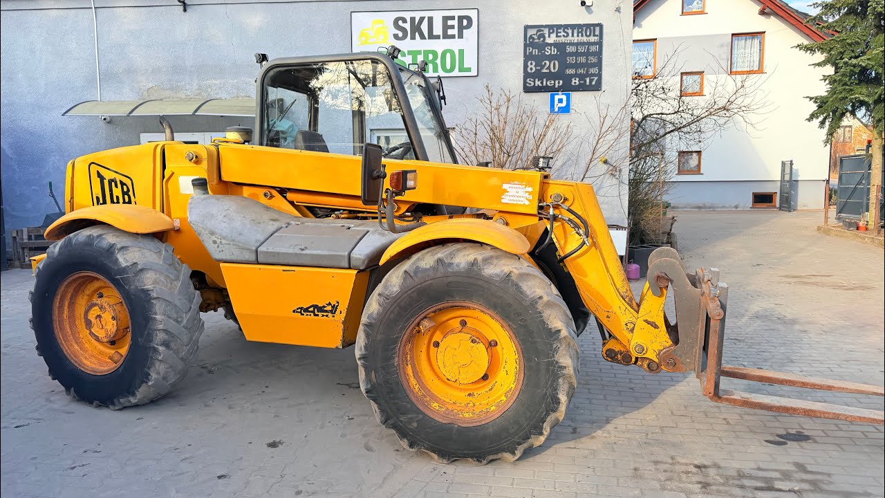 JCB 526-55, 1997r, 5,5m teleskop,2600 udźwig, prosta mechaniczna, SILNIK 108 KM PERKINS, prezentacja