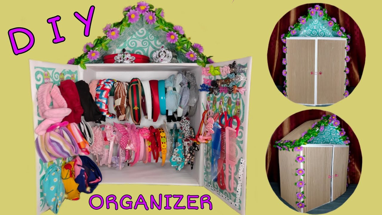 DIY HEADBAND ORGANIZER ( very useful to organize our things) #diyheadbandorganizer