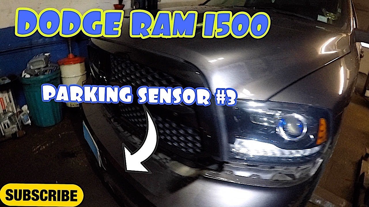 Replacing Parking Sensor Number 3 on 2017 Dodge Ram 1500