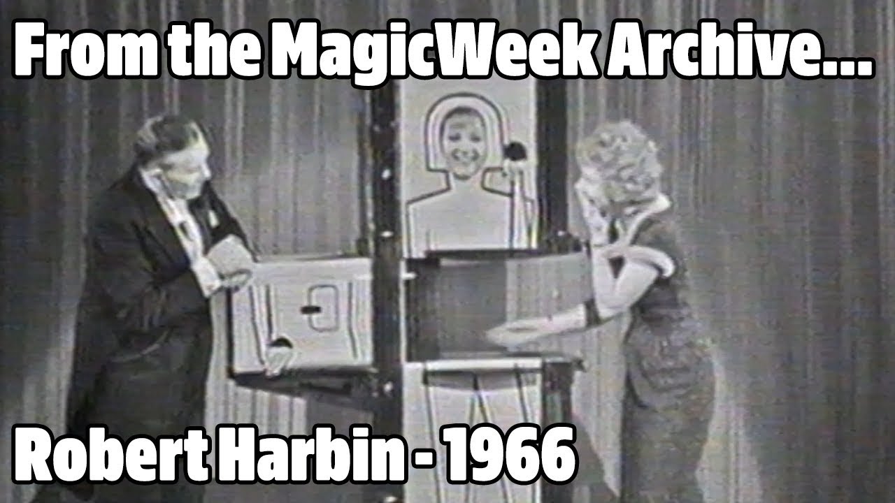 Robert Harbin - Magician - The Zig-Zag Lady illusion - 1966