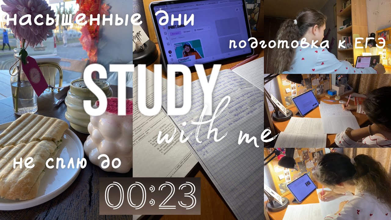 ДНЕВНИК ВЫПУСКНИЦЫ|study with me,ЕГЭland подготовка к ЕГЭ по литературе,много сочинений.
