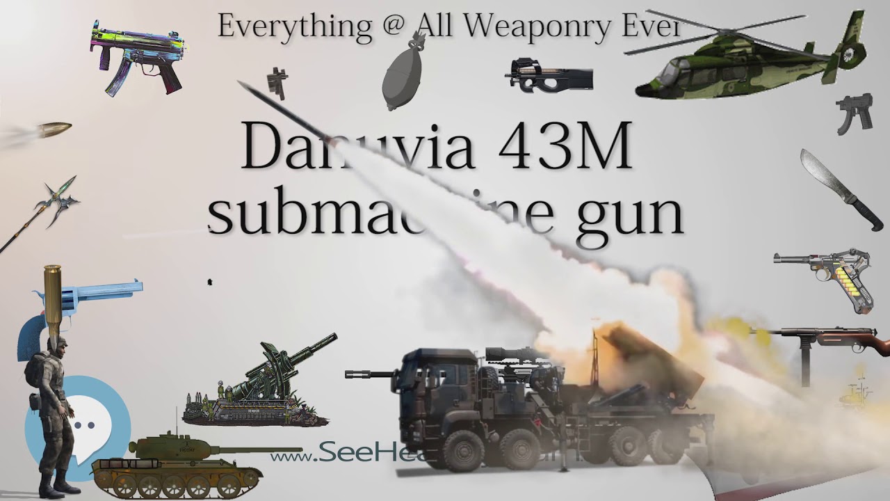 Danuvia 43M submachine gun (Everything WEAPONRY)💬⚔️🏹📡🤺🌎😜✅