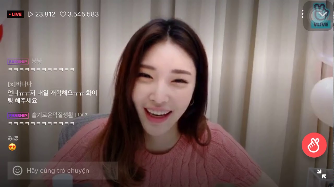 [Vlive] ChungHa Live Now: ChungHa Vlive Full Part 3