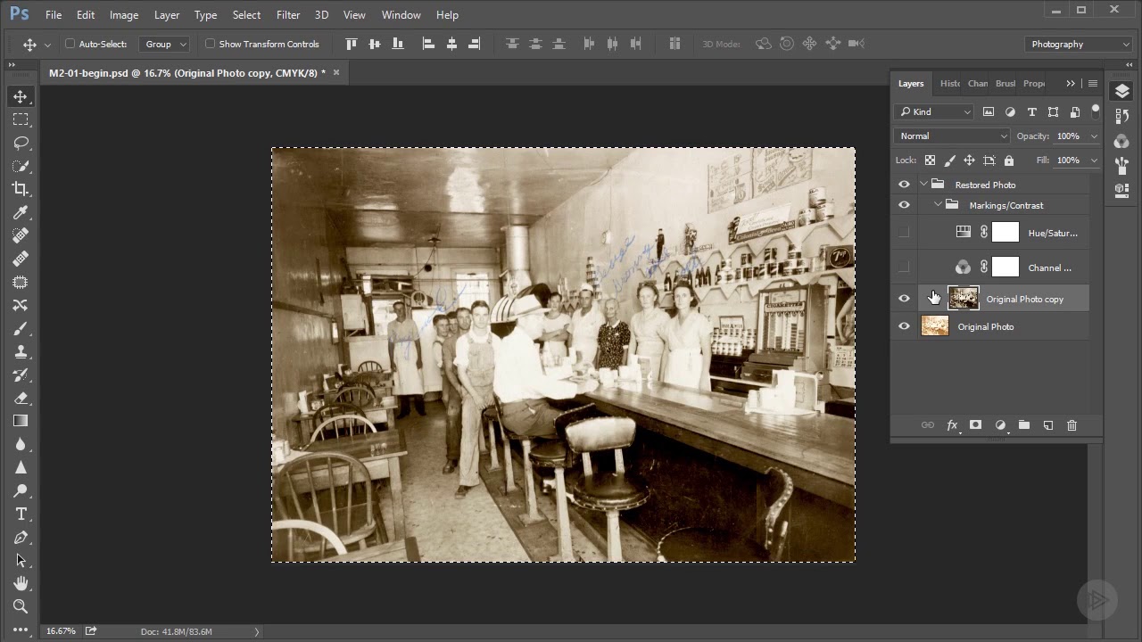 Building Contrast in the Photo || photoshop tutorial