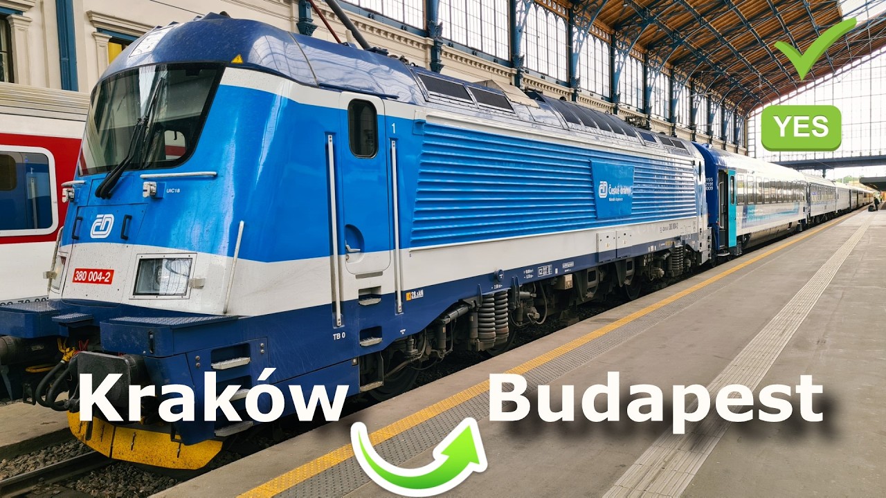 Ночной поезд в Будапешт. Путешествие на поезде из Польши в Венгрию.