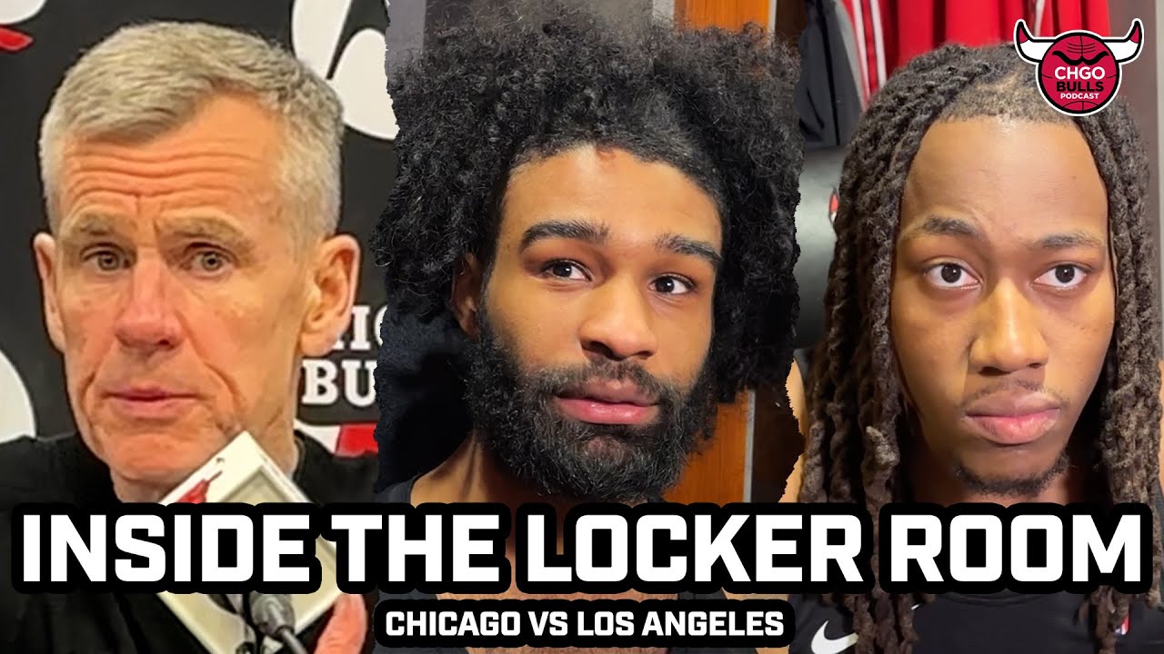 INSIDE THE LOCKER ROOM: Donovan, White & Dosunmu REACT to Blow Out Win vs LA Clippers
