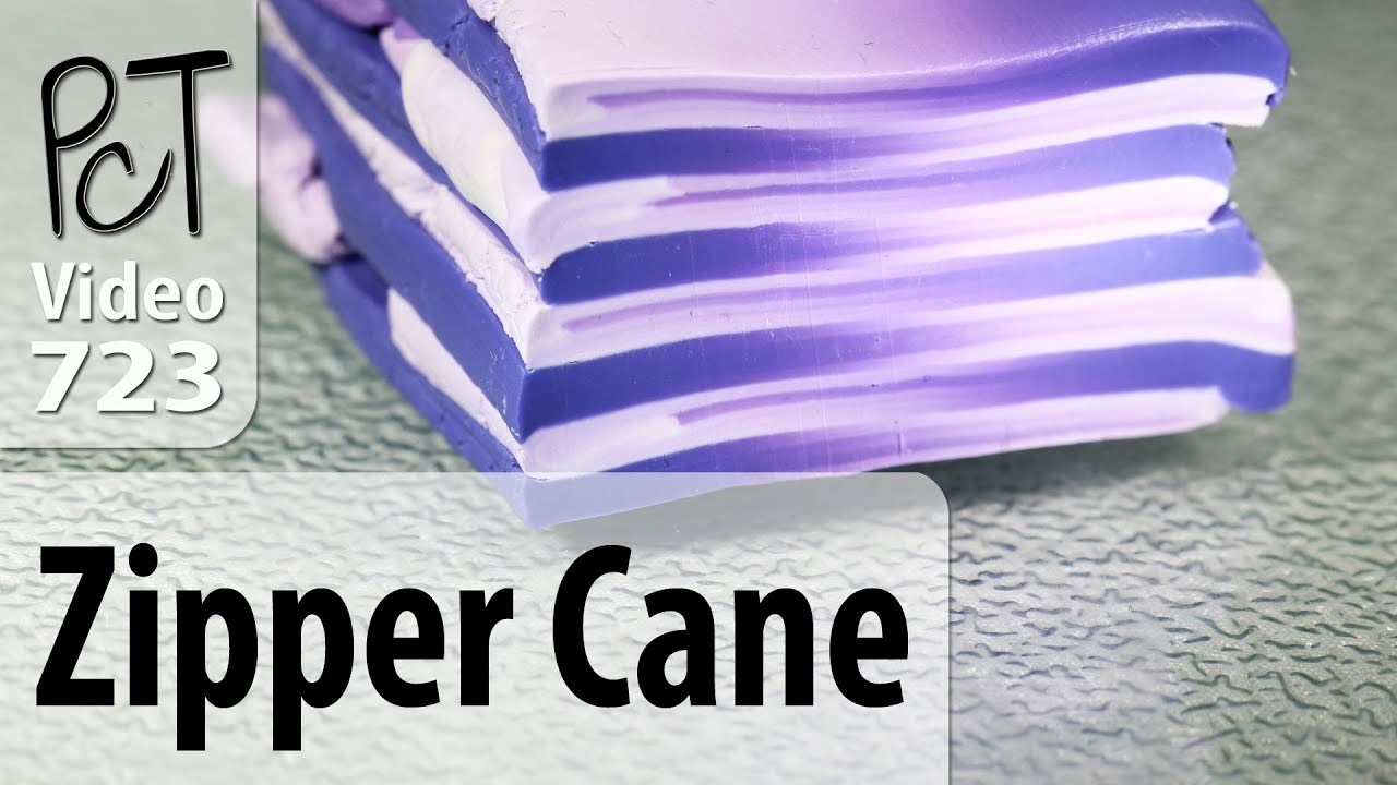 Polymer Clay Zipper Cane Mini Tutorial