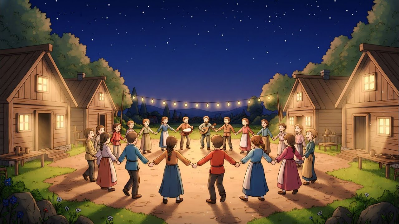 A Peaceful Village Morning: Baking Fresh Bread in a Cozy Home | Ghibli-Style Animation