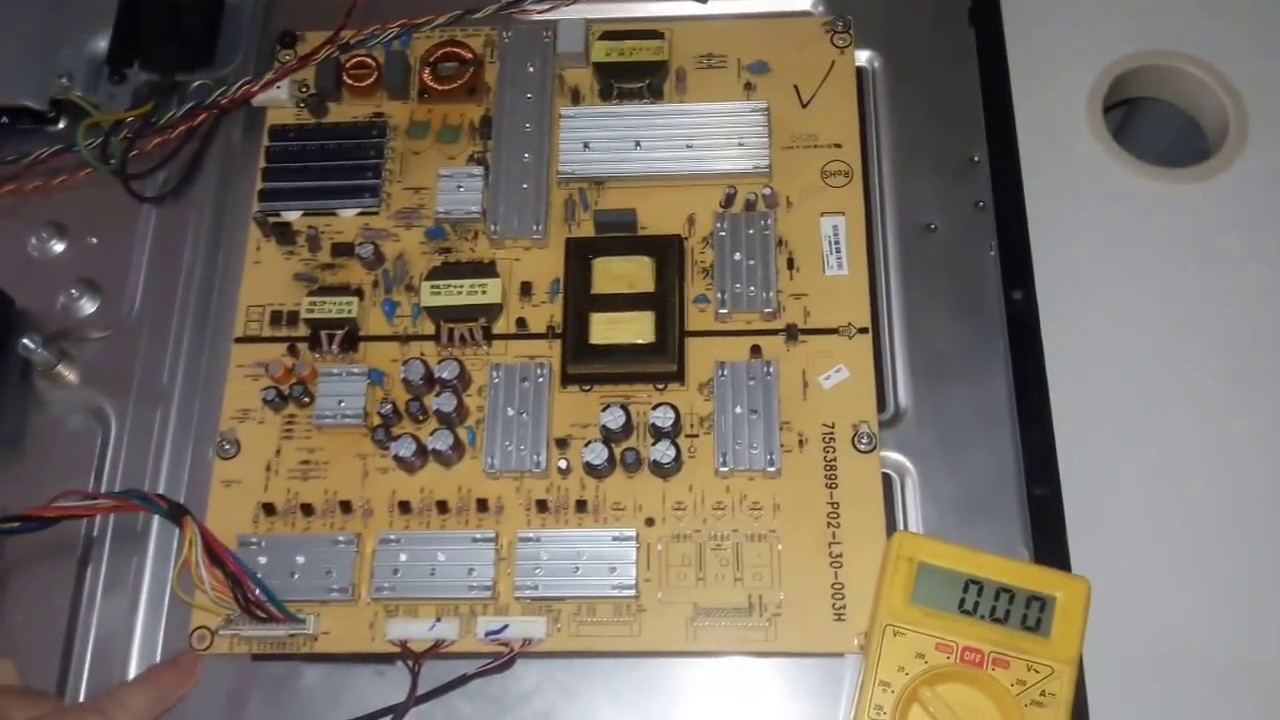 Tv AOC led 42 LE42H057D   Como saber se o defeito é da fonte ou da placa principal