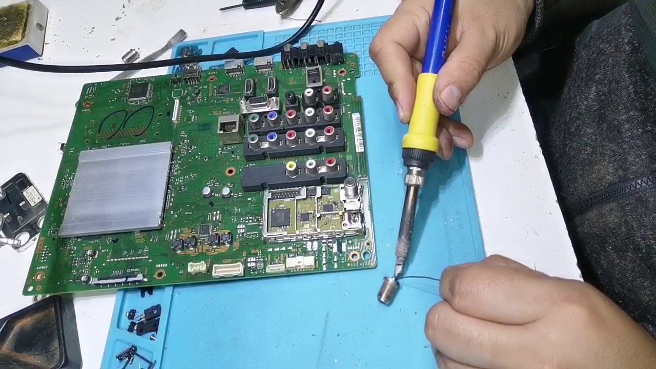 Reparar conector TV cable quebrado TV