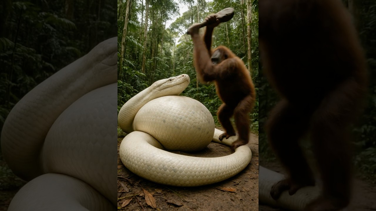 Miraculous Reunion of a Mother and Baby Orangutan