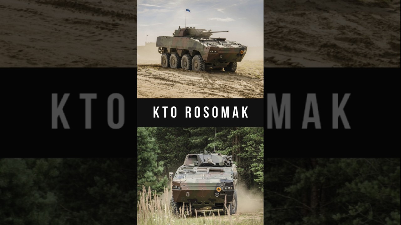 KTO ROSOMAK, czyli polski kołowy transporter opancerzony wielu możliwości 💪 #short #shorts