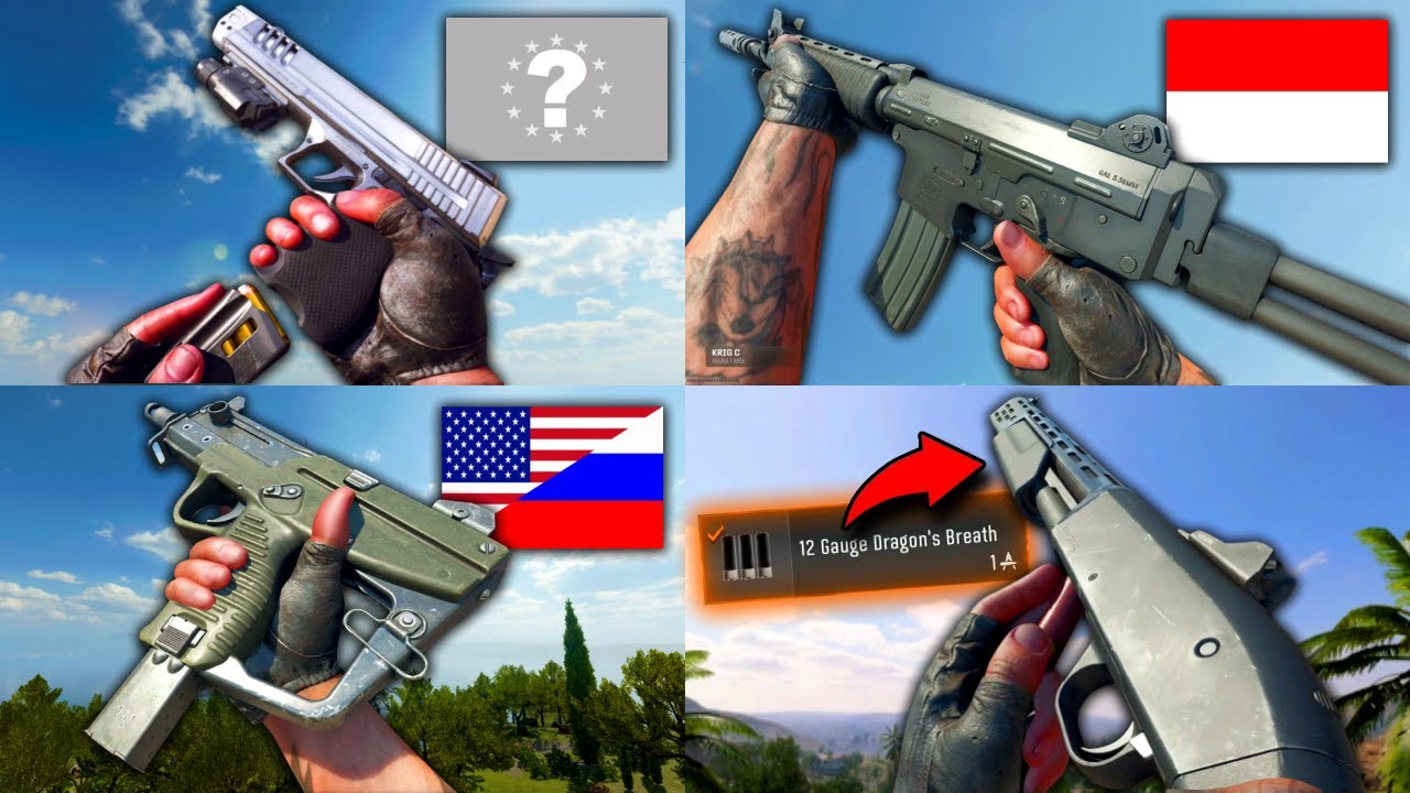 All Black Ops 6 Season 1 Weapons Real Names, Origins, Sounds, Reload, Inspect Animations and MORE...
