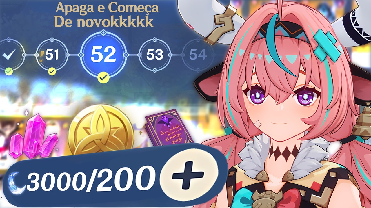 Essa conta fez TUDO errado… tentei salvar com 3000 RESINAS | Genshin Impact