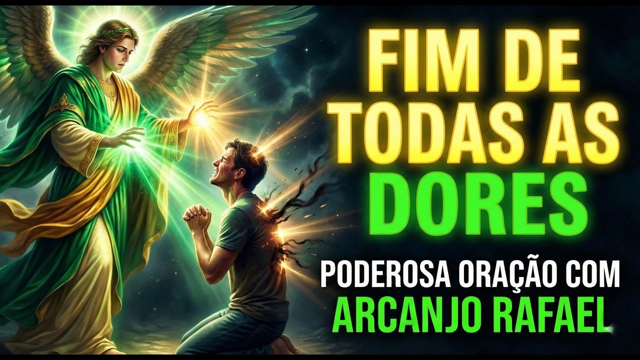 A MAIS PODEROSA ORAÇÃO COM ARCANJO RAFAEL, São Rafael CURA todas as dores do meu  corpo