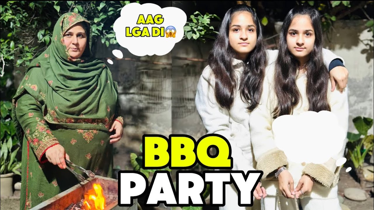BBQ Party At Home 😊 Pahli Bar Khud BBQ Banaya😉