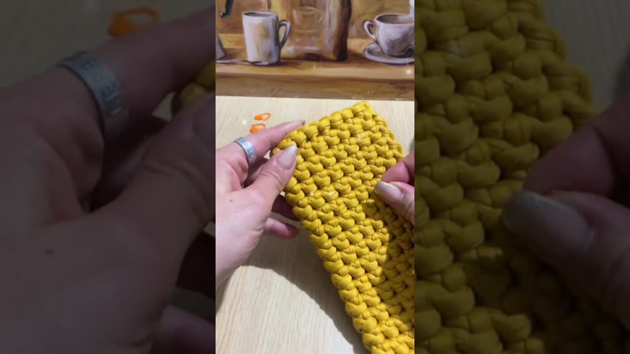 Base rettangolare facile in fettuccia 