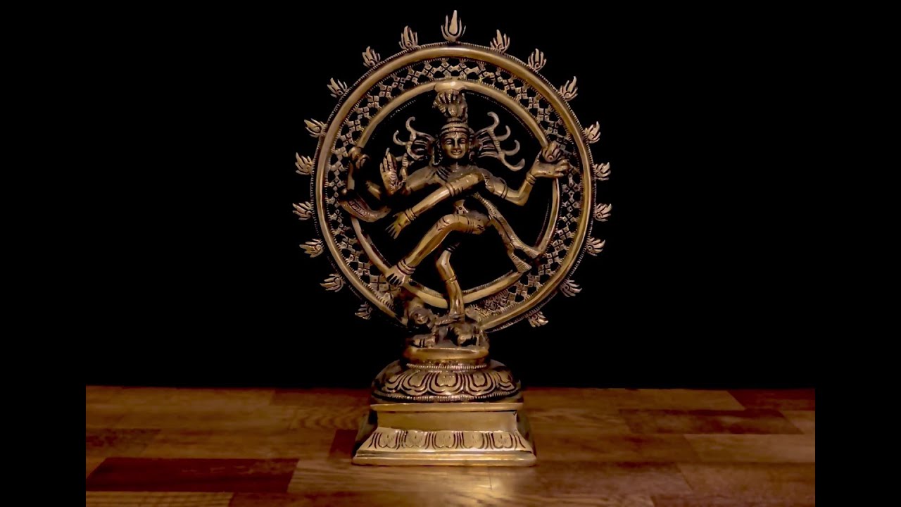 Brass Nataraja Idol Sculpture Statue Antique Home D&eacute;cor