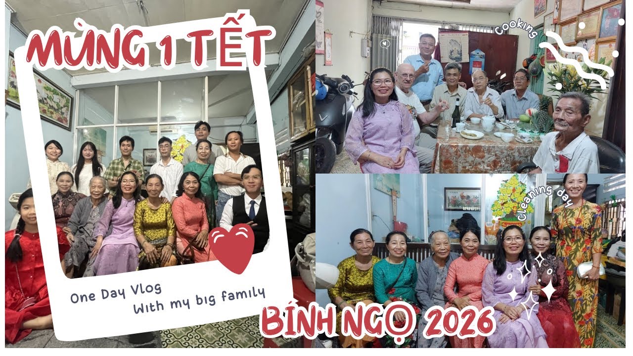 Mùng 1 Tết 🧧 Bính Ngọ 2026 cùng với đại gia đình thân yêu #tetnguyendan2026 #vlog #entertainment 