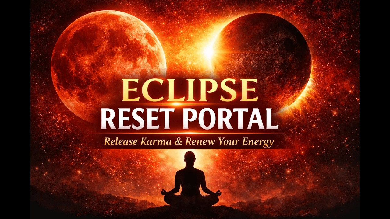 Lunar Eclipse Portal Meditation 🌑 | Release Karma & Reset Your Energy (Powerful Shift)