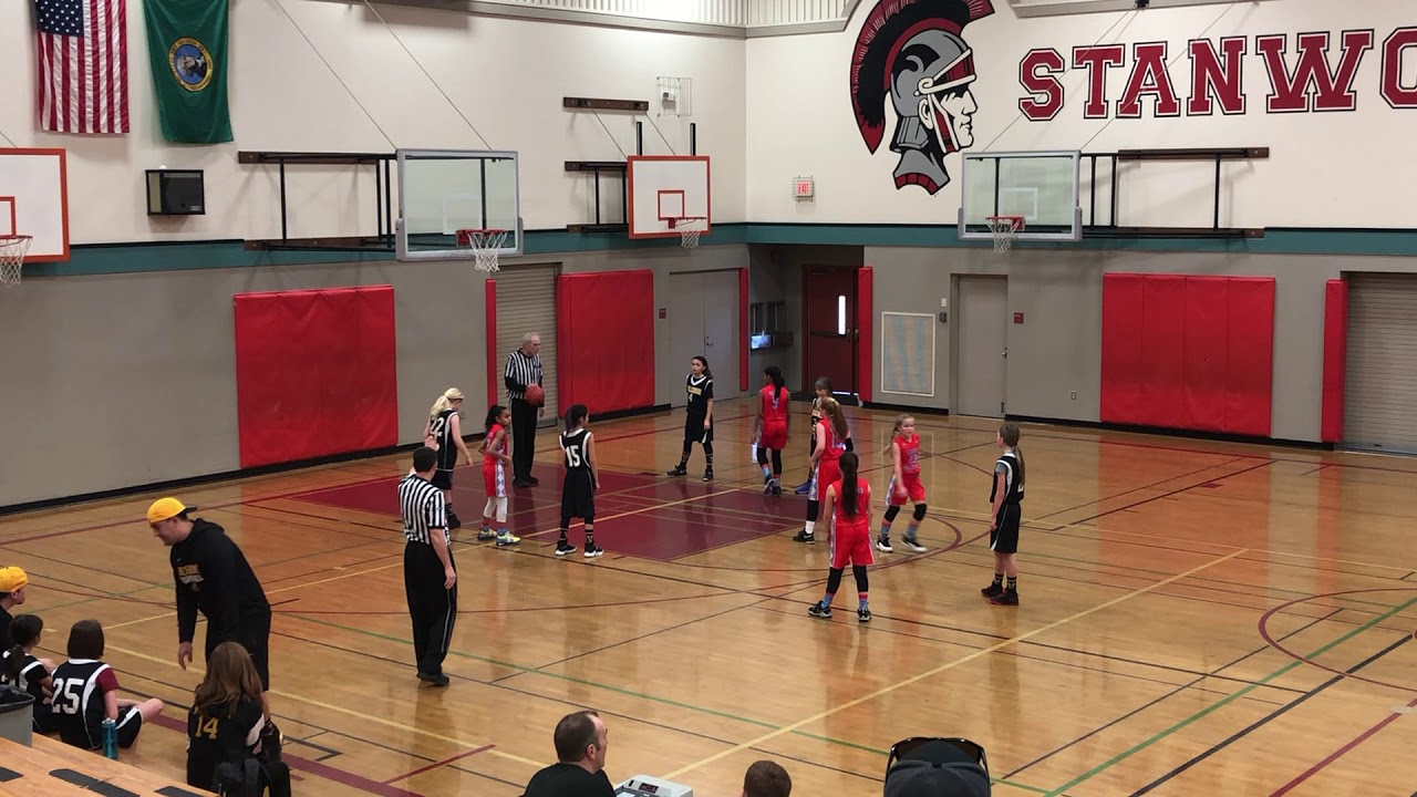 Lady WA Elite (4th Grade Girls Basketball) Semi-Finals 1st Half