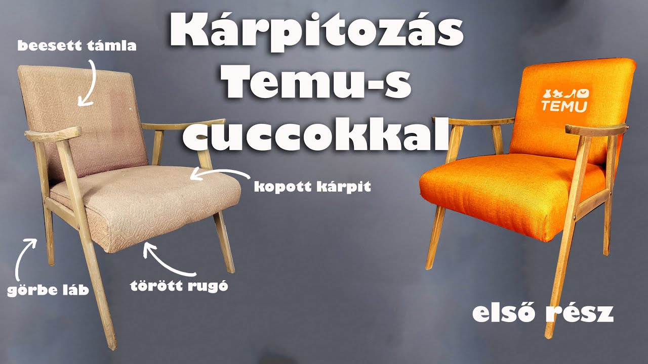 Kárpitozás Temus cuccokkal |1/2 rész ◆ Reparáció