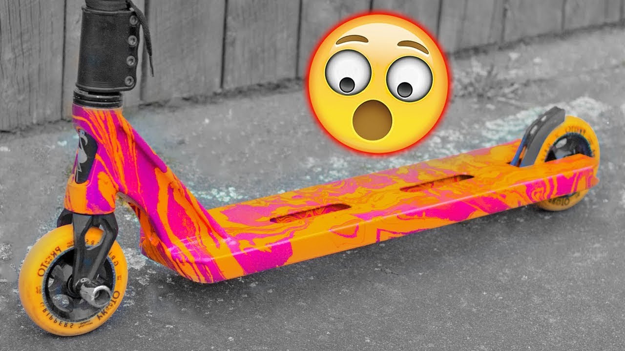 HYDRO DIP CUSTOM PRO SCOOTER INSANE COLORS