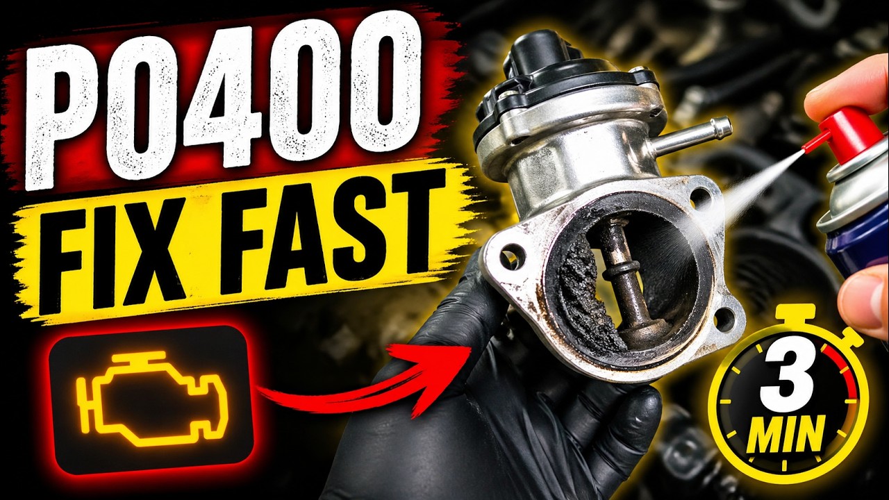 Naprawa kodu P0400 w 3 minuty (2 proste metody DIY!)