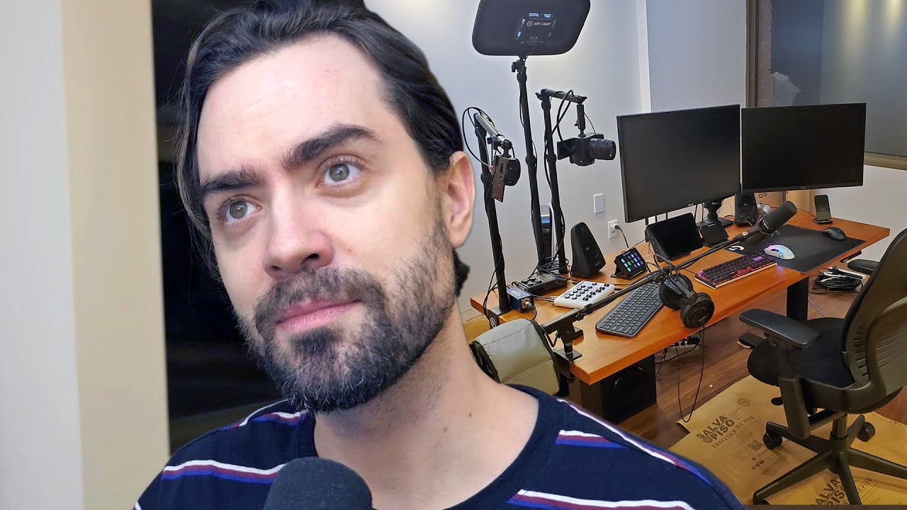 Mudando o Setup pra SALA NOVA (ficou incrível)