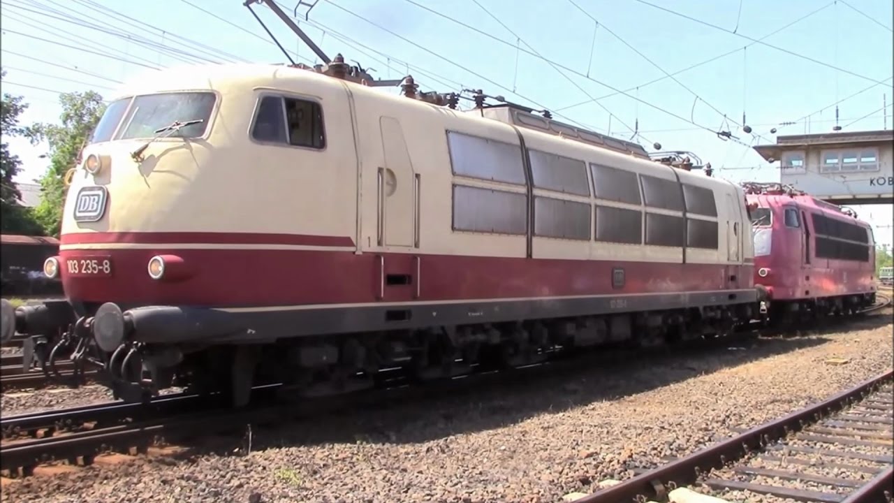 DB BR 103 - Legendäres Flagschiff der Deutschen Bahn