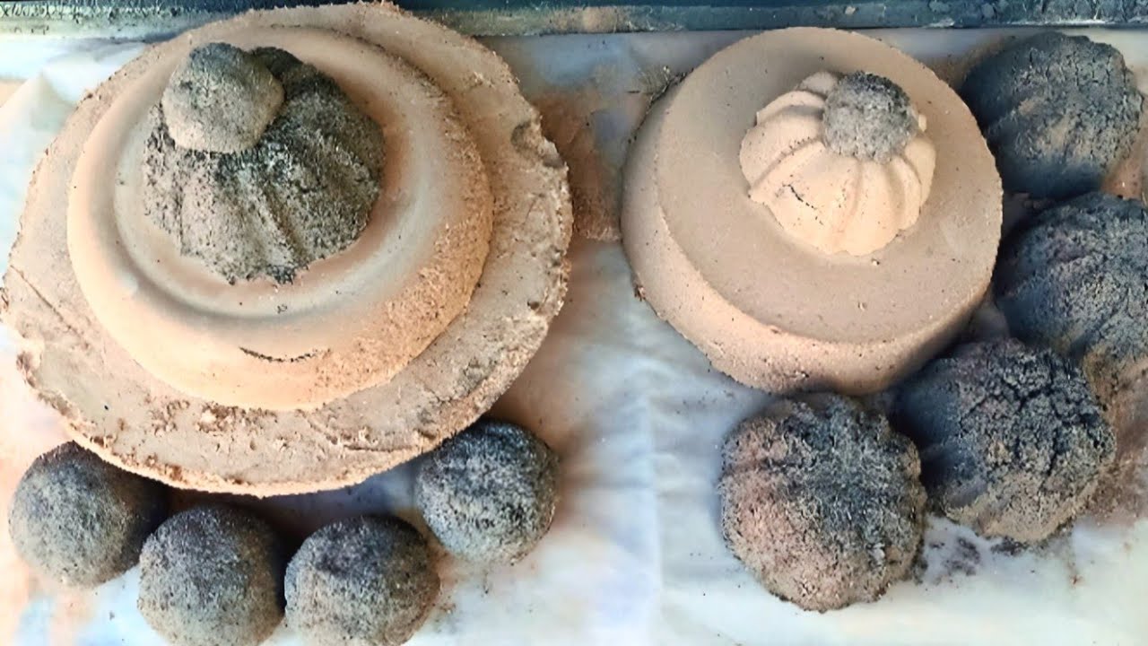 Masterpiece Mud dirt with charcoal shapes crumbling on special occasion of New year Celebration 🎉