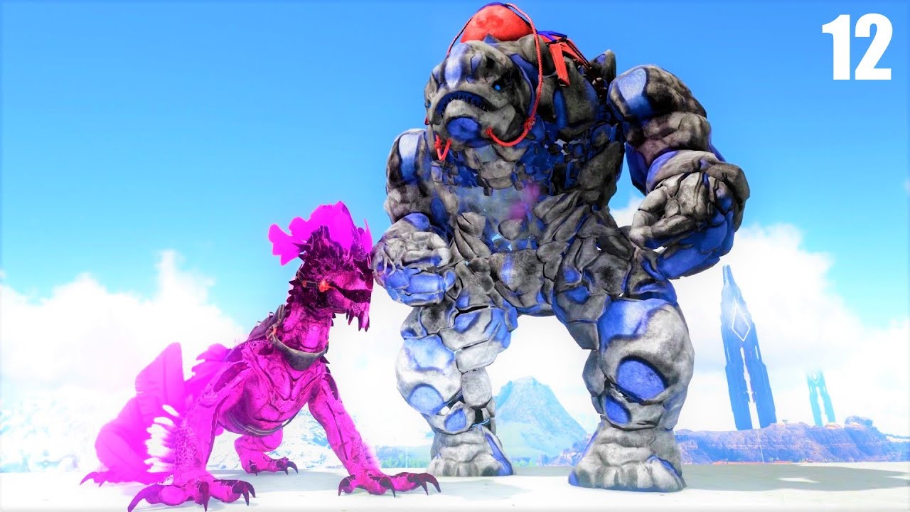 HYBRID GLACIAL GOLEM & NIGHT HUNTERS! ARK SURVIVAL EVOLVED (ELEMENTAL ARK MODDED) E12